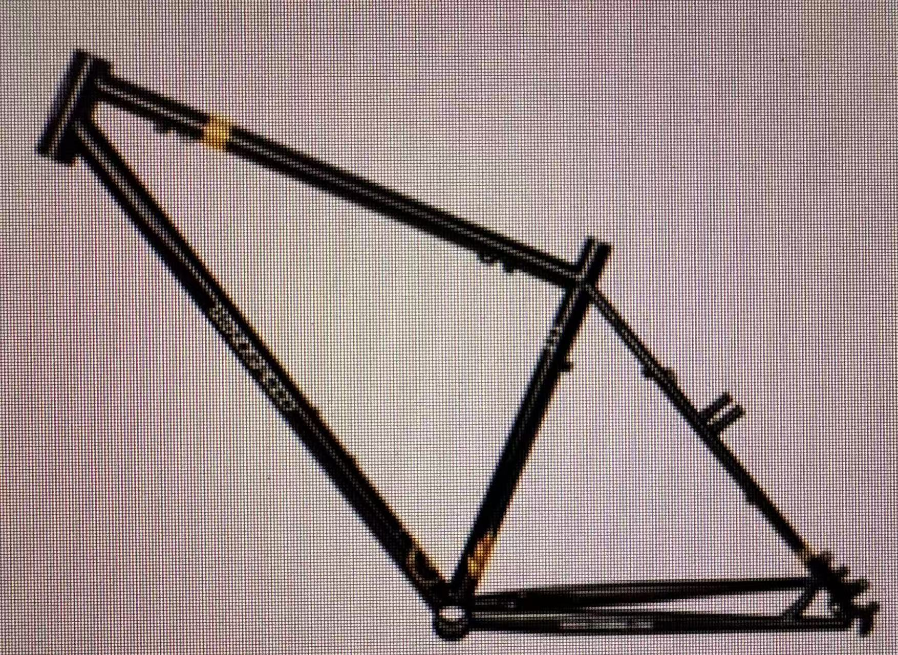 Chrome-molybdenum steel frame