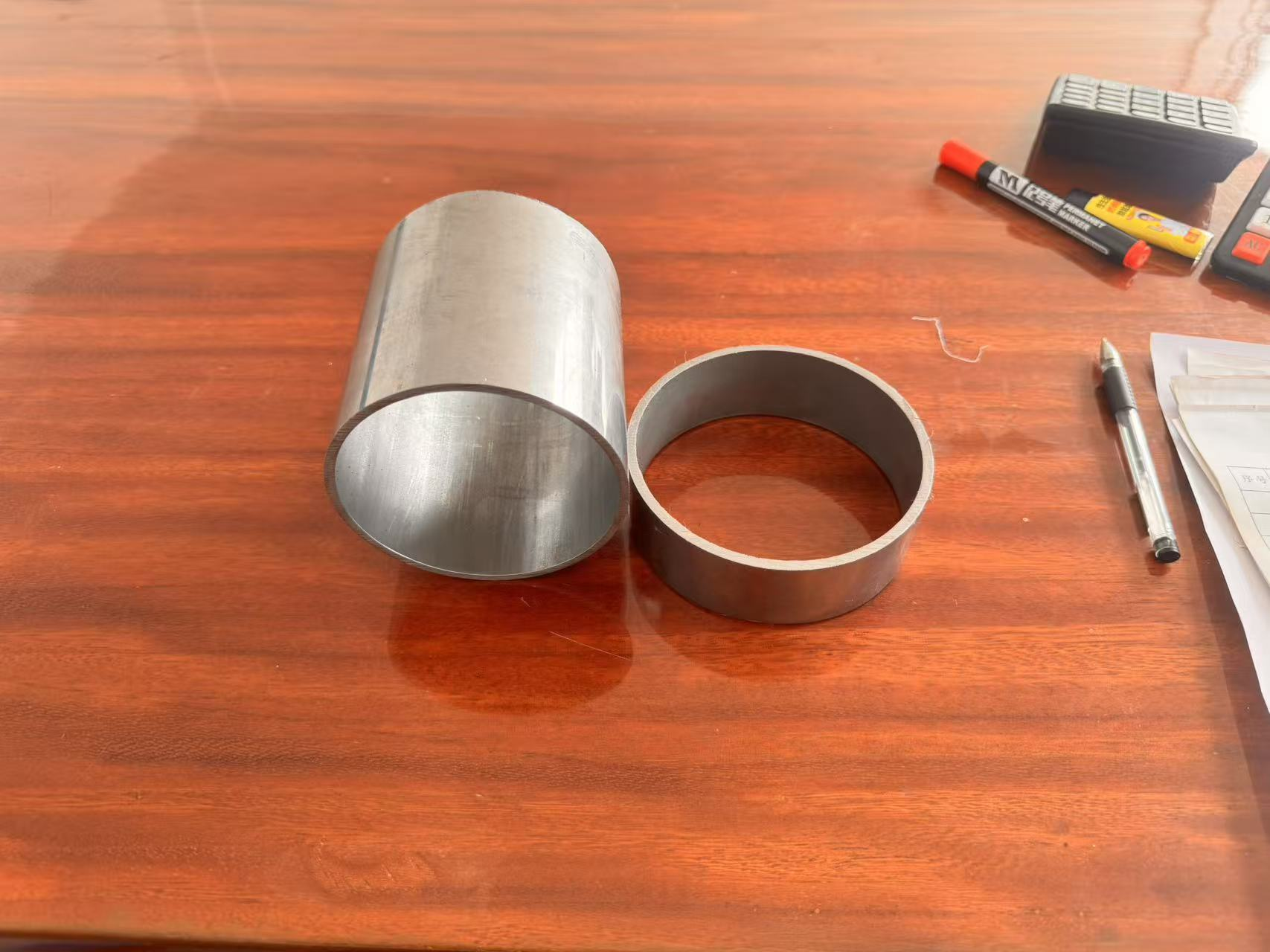 Seamless precision-rolled steel pipe